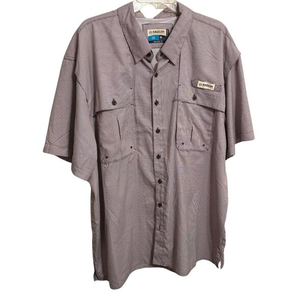 Magellan Outdoors Men's Aransas Pass Heather Short Sleeve Fishing Shirt - XXL - Picture 6 of 6